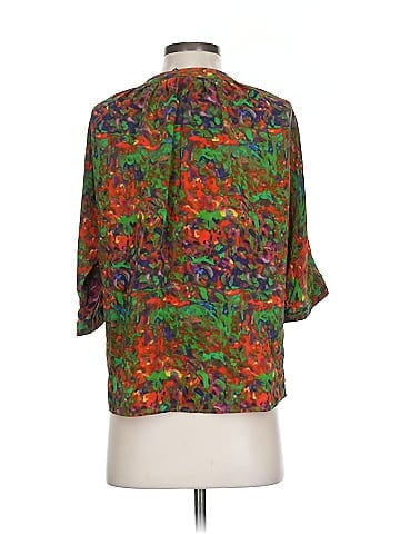 By Smith 3/4 Sleeve Silk Top (view 2)