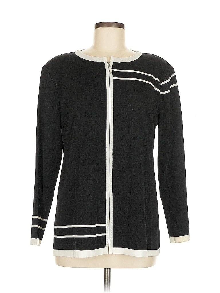 misook 100% Acrylic Black Long Sleeve Top Size M - photo 1