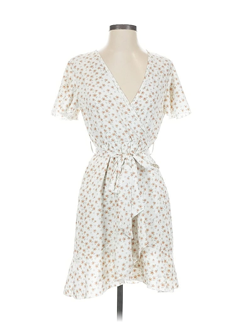 Pre-owned Shein Casual Dress In White