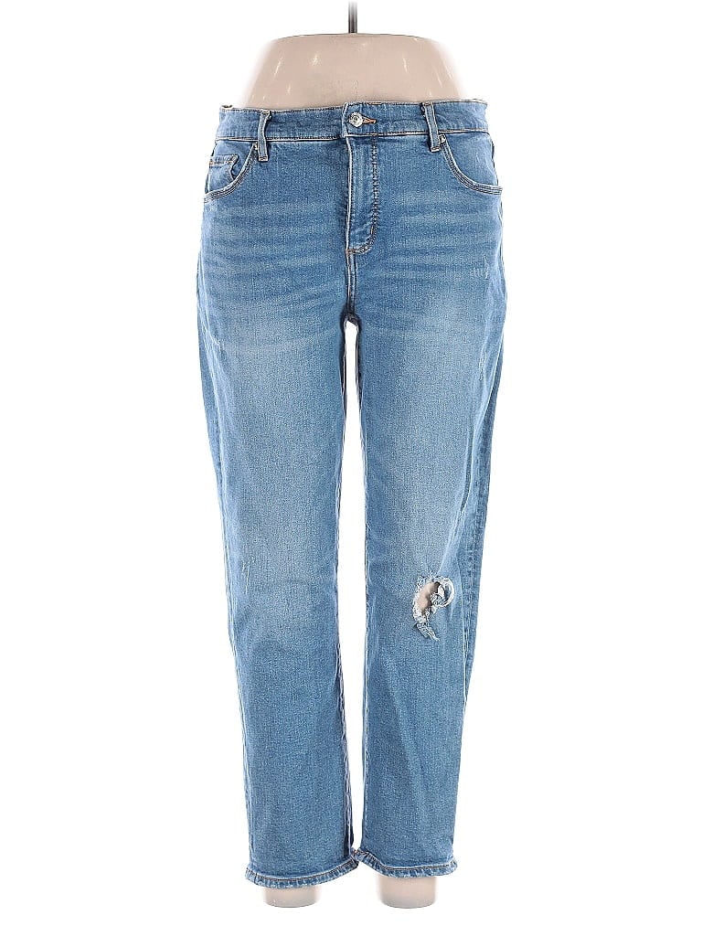 Pre-owned Ann Taylor Loft Jeans In Blue