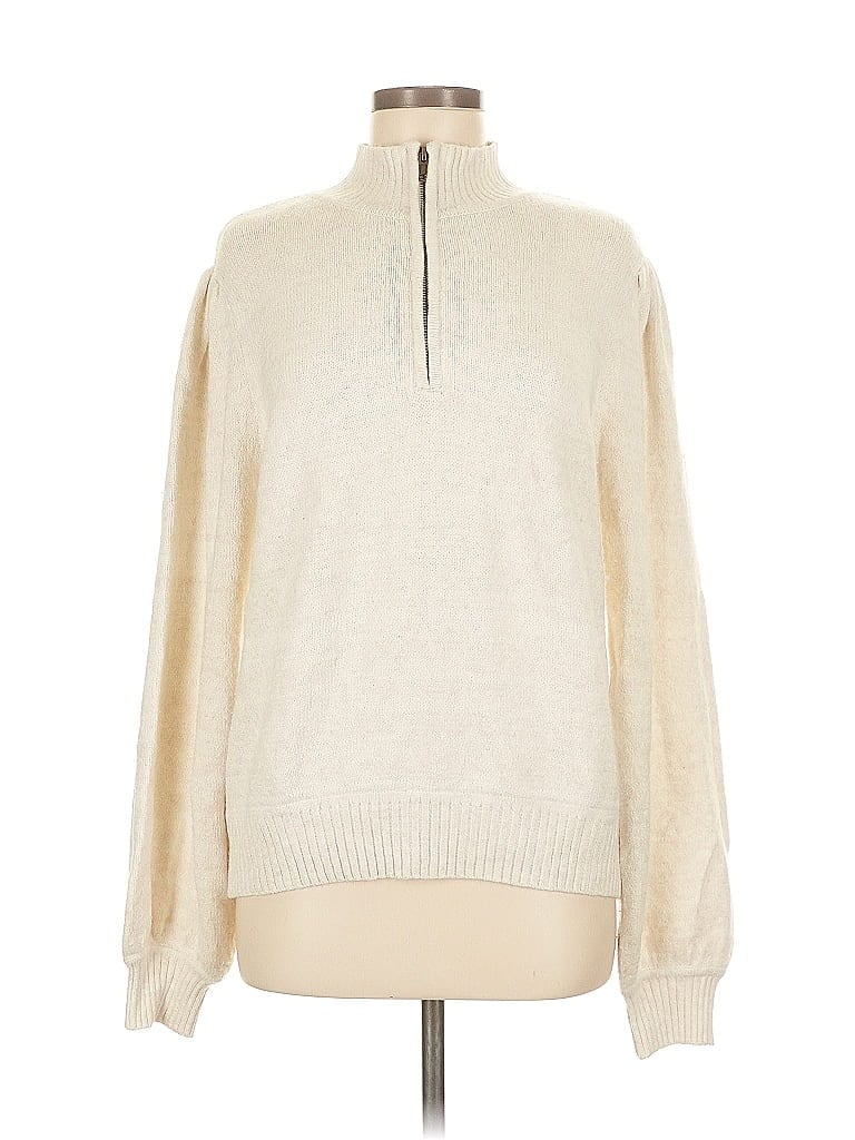 Pre-owned Universal Thread Pullover Sweater In White