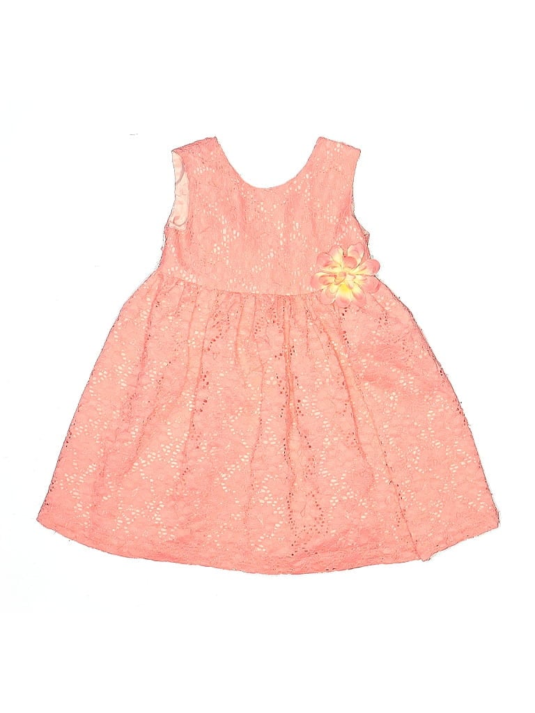 Pre-owned Blueberi Boulevard Kids' Sleeveless Top Orange Sweetheart Neckline Tops