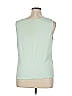 XCVI 100% Rayon Green Sleeveless T-Shirt Size 1X - photo 2