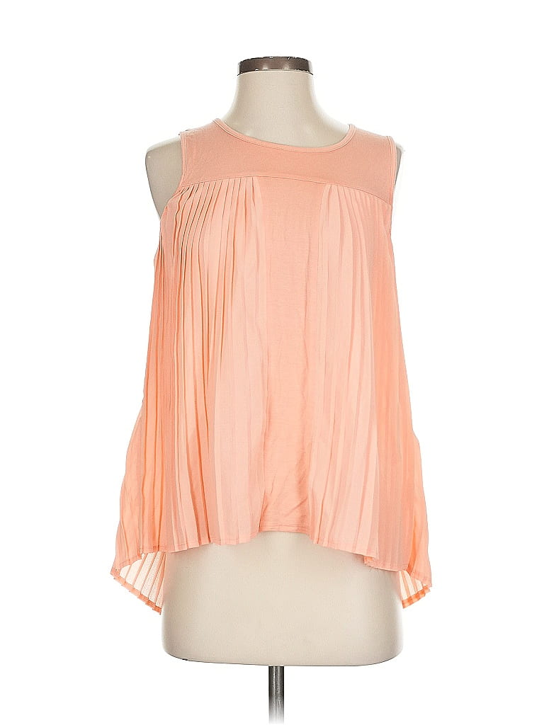 Pre-owned A.n.a. A New Approach Sleeveless Blouse In Orange
