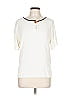Melrose Ivory Short Sleeve Top Size 10 - photo 1