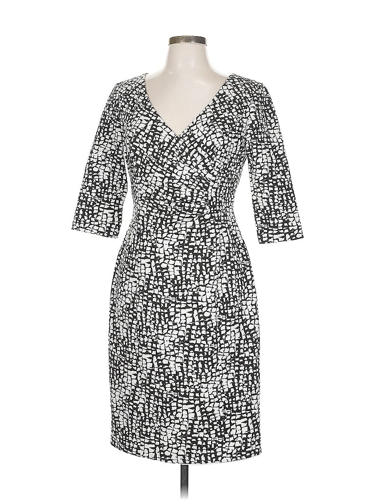 Click to view more detailed imagery on our partner's website Pre-owned Kay Unger Cocktail Dress In Gray