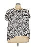 Cynthia Rowley Ivory White Short Sleeve Blouse Size 3X (estimated) - photo 1