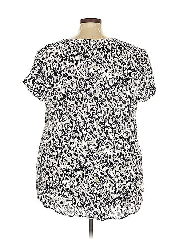 Cynthia Rowley Short Sleeve Blouse (view 2)