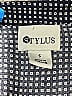 Stylus 100% Rayon Houndstooth Gray 3/4 Sleeve Button-Down Shirt Size S - photo 7