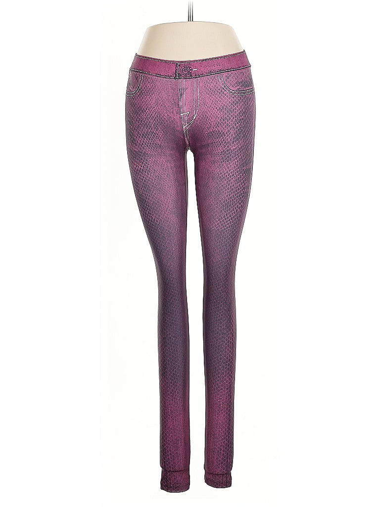 Pre-owned Assorted Brands Leggings In Purple