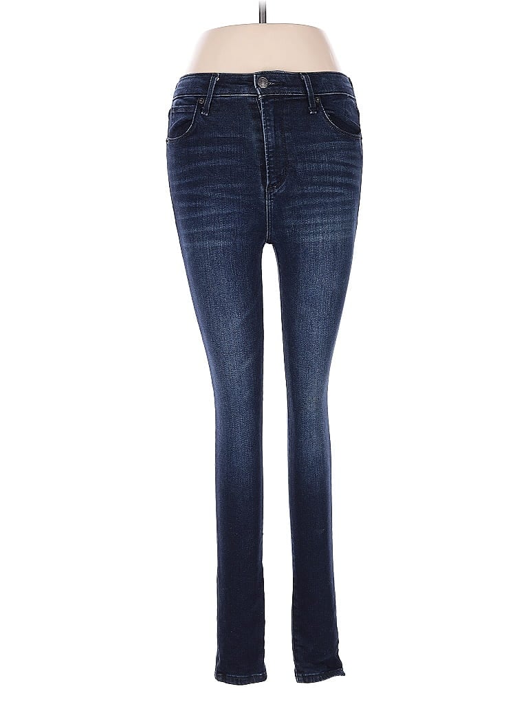 Pre-owned Abercrombie & Fitch Jeggings In Blue