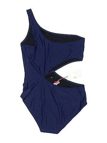 Solid & Striped One Piece Swimsuit (view 2)