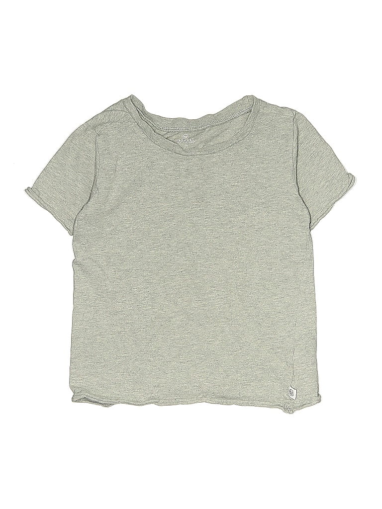 Pre-owned Honest Baby Clothing Kids' Short Sleeve T-shirt In Gray