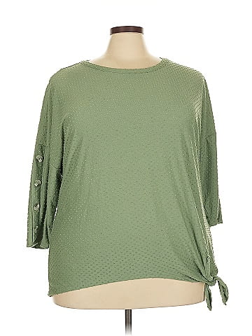 New York Laundry 3/4 Sleeve Top (view 1)