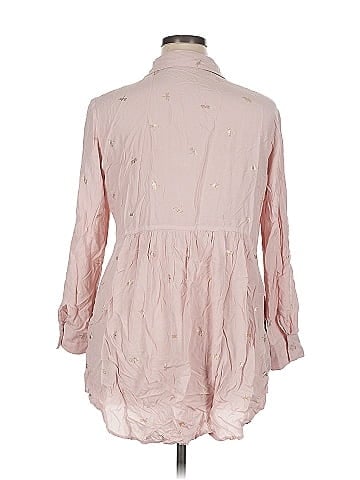 Solitaire 3/4 Sleeve Button-Down Shirt (view 2)