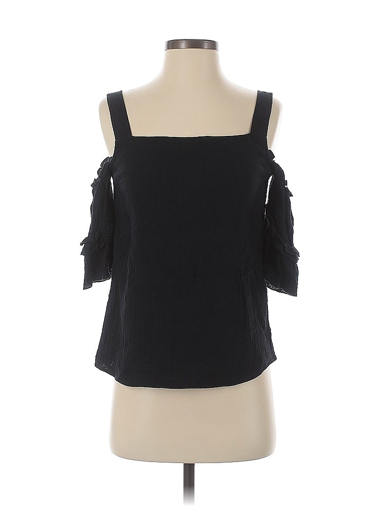 Click to view more detailed imagery on our partner's website Pre-owned Supply & Demand Sleeveless Blouse In Black