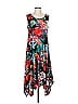 LTS Basics Print Black Casual Dress Size 10 - photo 1