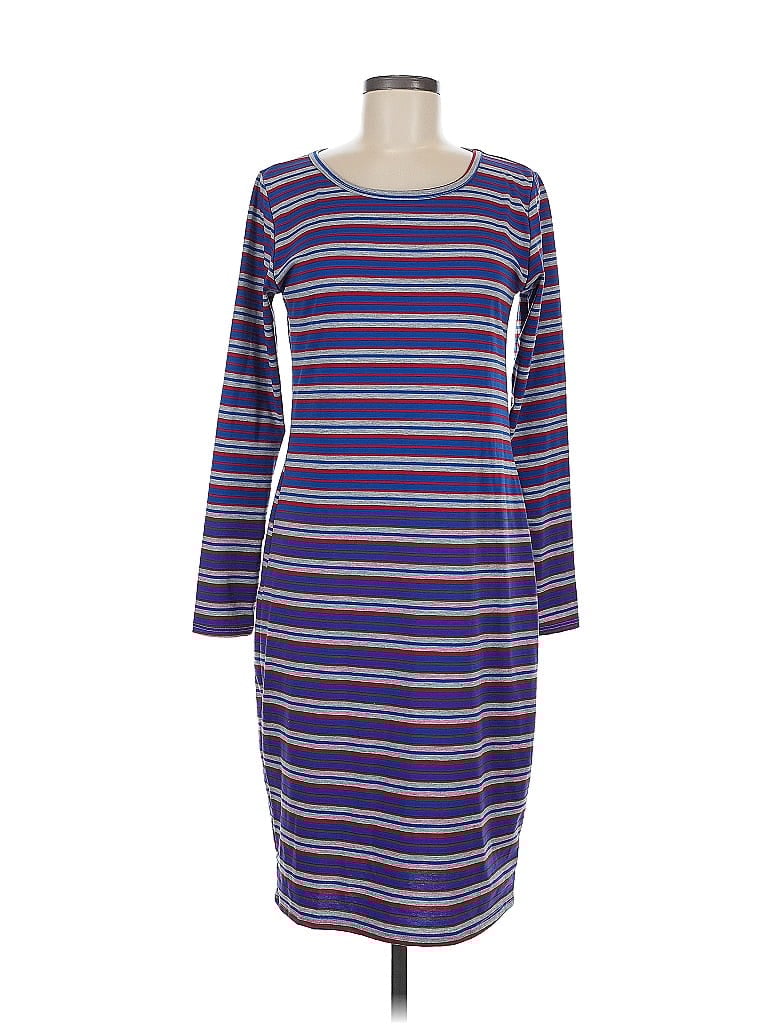 Pre-owned Lularoe Casual Dress In Blue