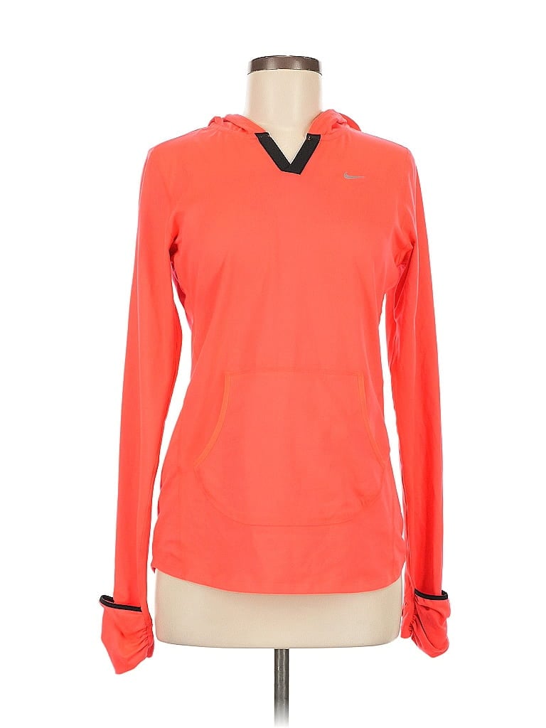 Pre-owned Nike Long Sleeve T-shirt In Orange