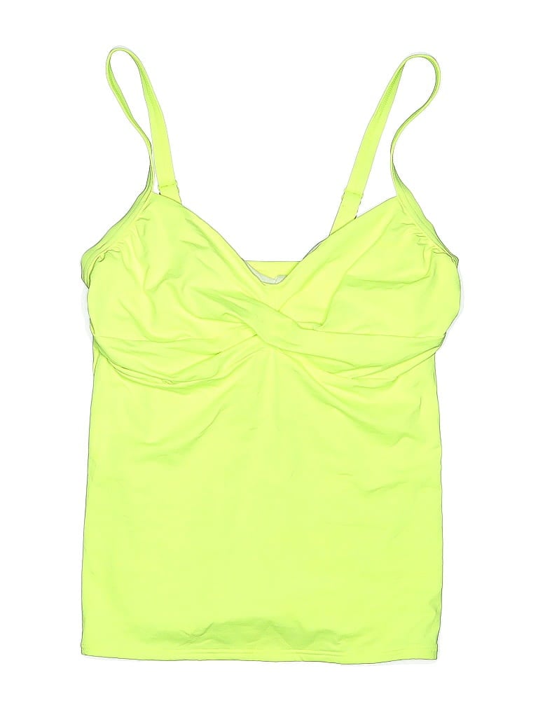 Pre-owned Assorted Brands Swimsuit Top Green Swimwear