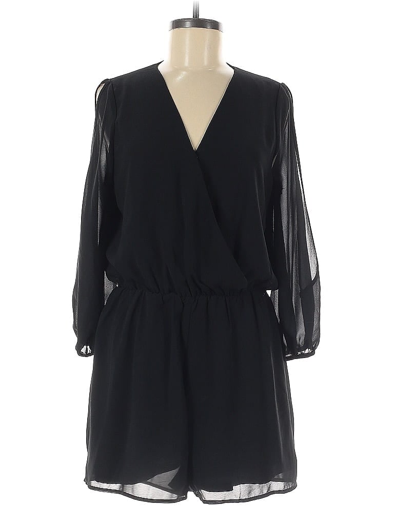 Pre-owned Lulus Romper In Black