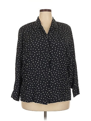Elisabeth by Liz Claiborne 3/4 Sleeve Button-Down Shirt (view 1)
