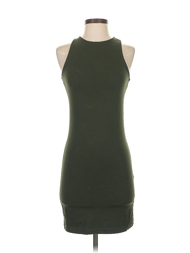 Pre-owned Divided By H&m Casual Dress In Green
