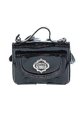 Coach Factory Black Brown Leather Satchel One size