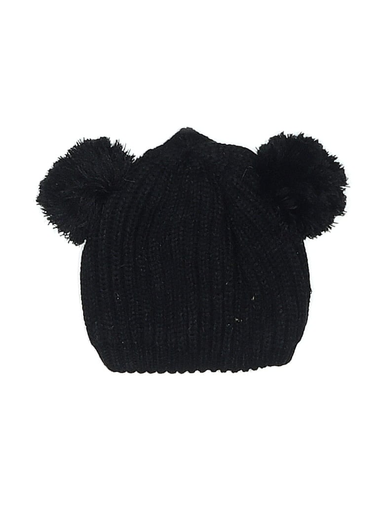 Pre-owned Unbranded Kids' Beanie Hat In Black