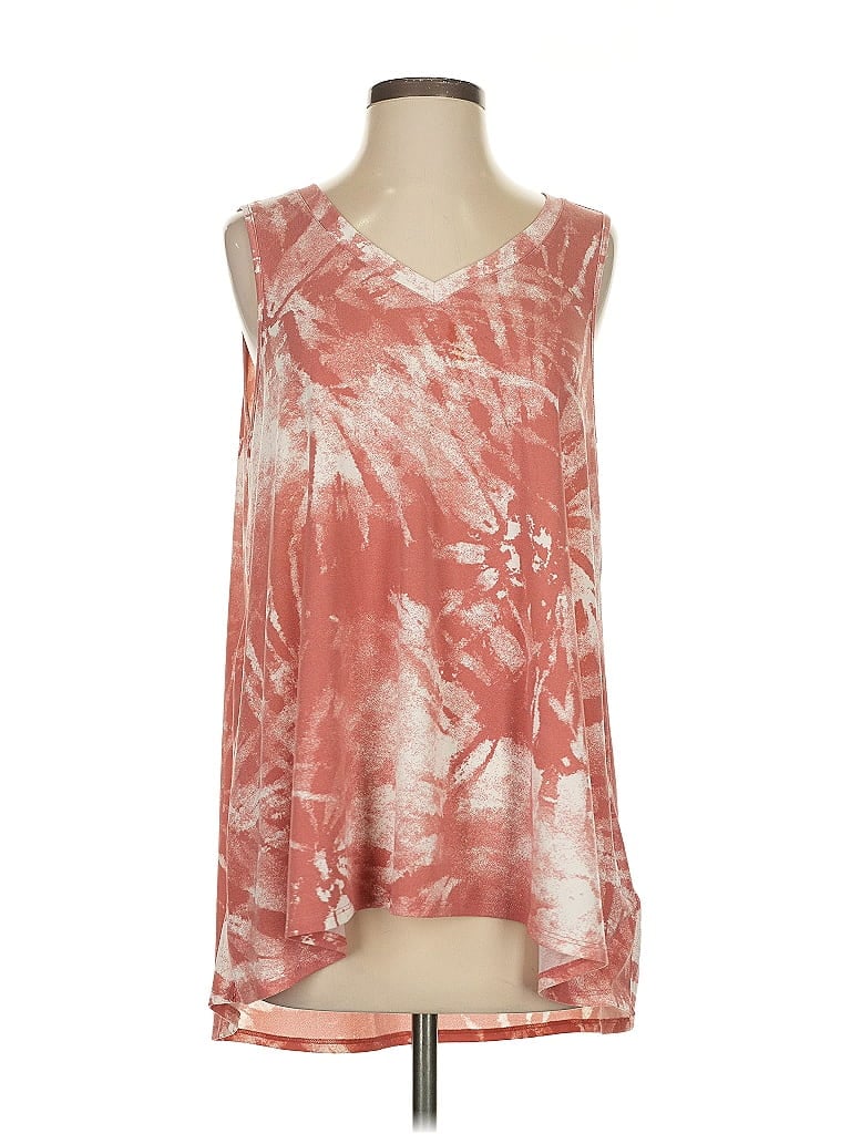 Pre-owned Lularoe Tank Top Red Halter Neckline Tops