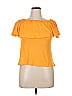 And Orange Short Sleeve Top Size 14 - photo 1