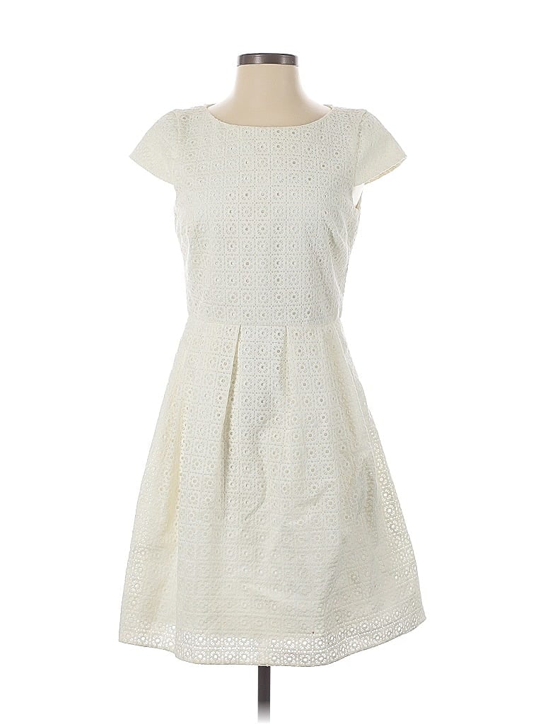 Pre-owned J.crew Factory Store Casual Dress In White