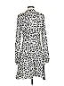 Pinko 100% Polyester Animal Print Ivory Casual Dress Size EU (IT) 40 / US 4 - photo 2