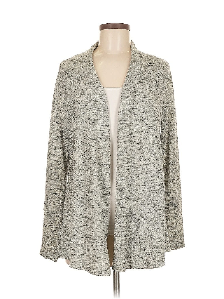 Pre-owned Ann Taylor Loft Kimono In Gray