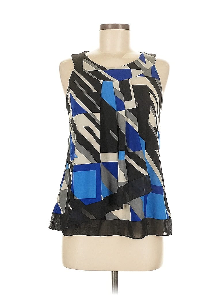 Click to view more detailed imagery on our partner's website Pre-owned Dressbarn Sleeveless Blouse In Blue