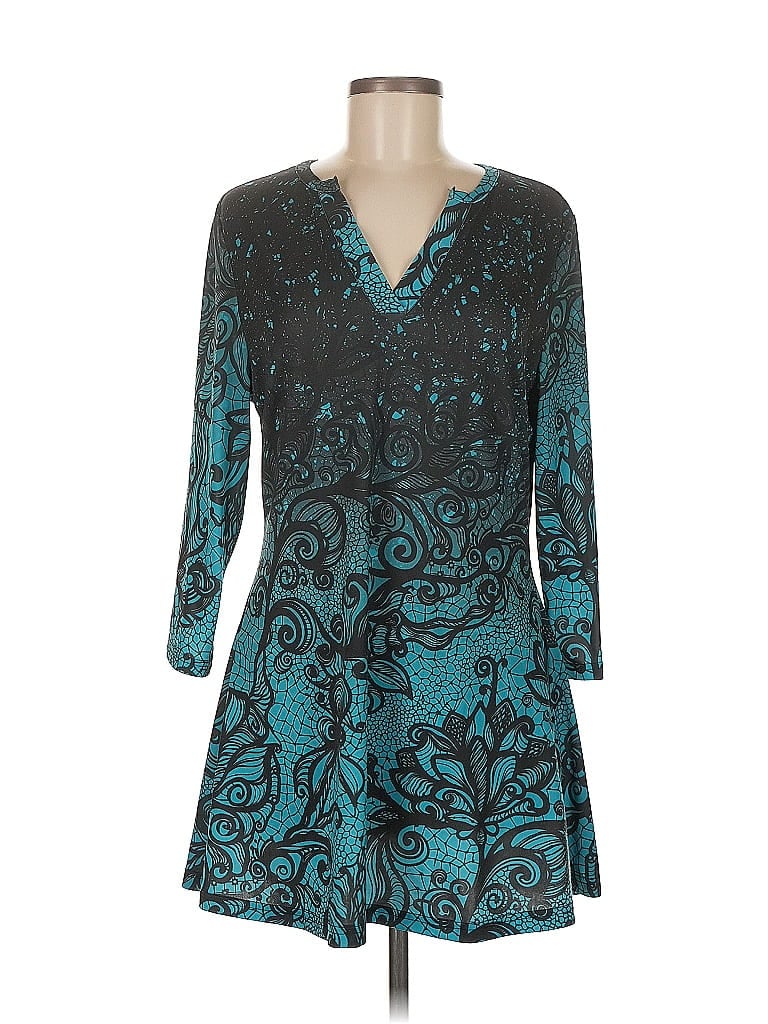 Pre-owned Lily By Firmiana Casual Dress In Blue