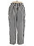 Shein Curve 100% Polyester Stripes Silver Casual Pants Size 14 Plus (1) - photo 1