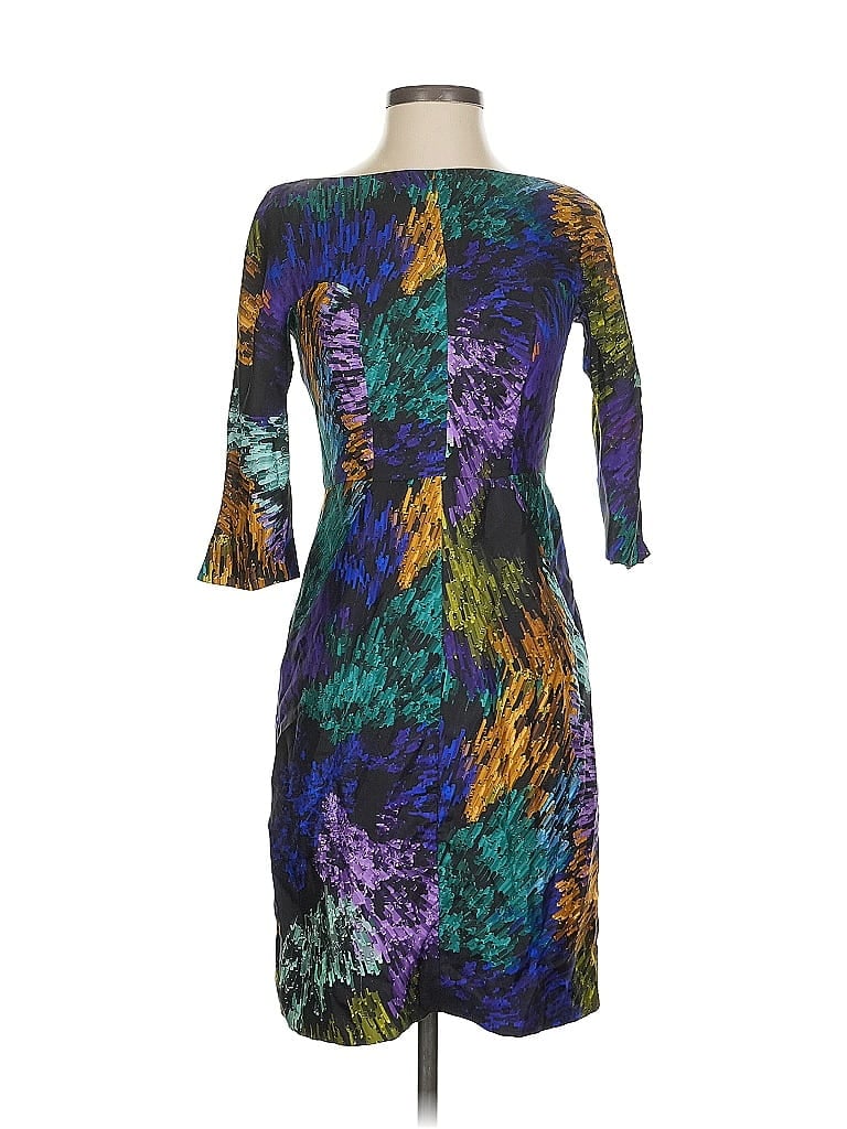 Pre-owned An Original Milly Of New York Cocktail Dress In Blue