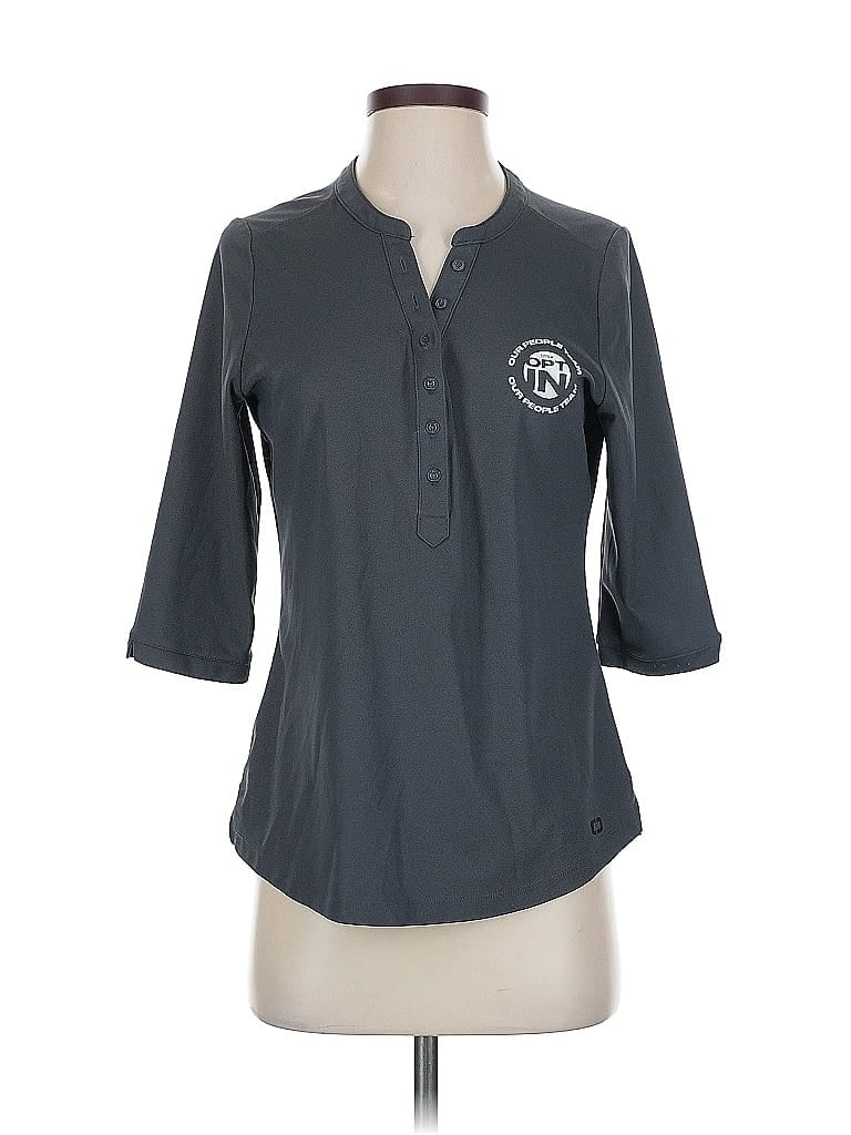 OGIO Pre-owned 3/4 Sleeve Blouse In Gray