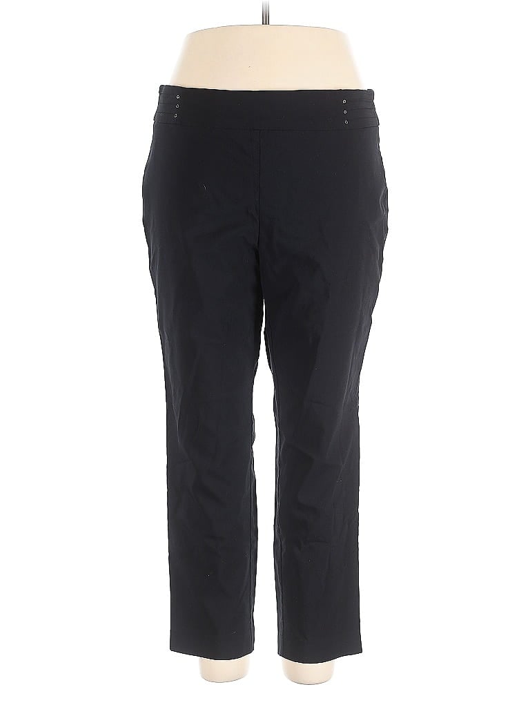 Pre-owned Jm Collection Casual Pants In Black