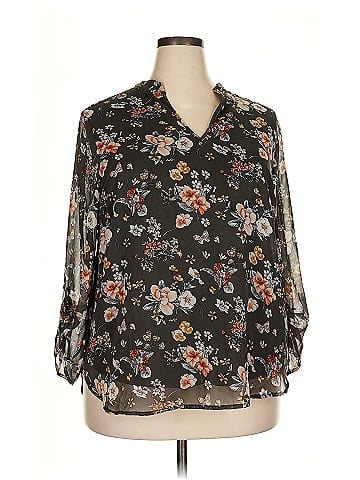 Papermoon 3/4 Sleeve Blouse (view 1)