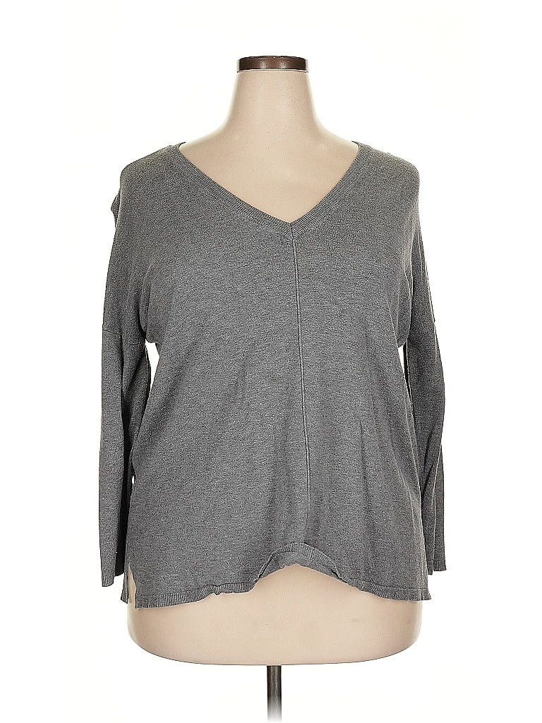 PINK CLOVER Pre-owned Pullover Sweater In Gray