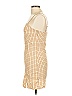 Billabong Checkered-gingham Tan Cocktail Dress Size L - photo 5