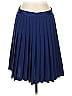 J. Peterman 100% Polyester Solid Blue Formal Skirt Size 12 - photo 1