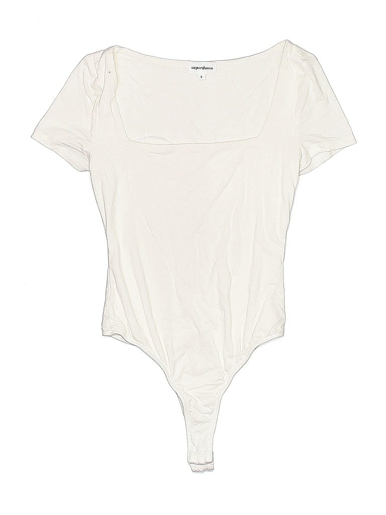 Pre-owned Superdown Bodysuit In White