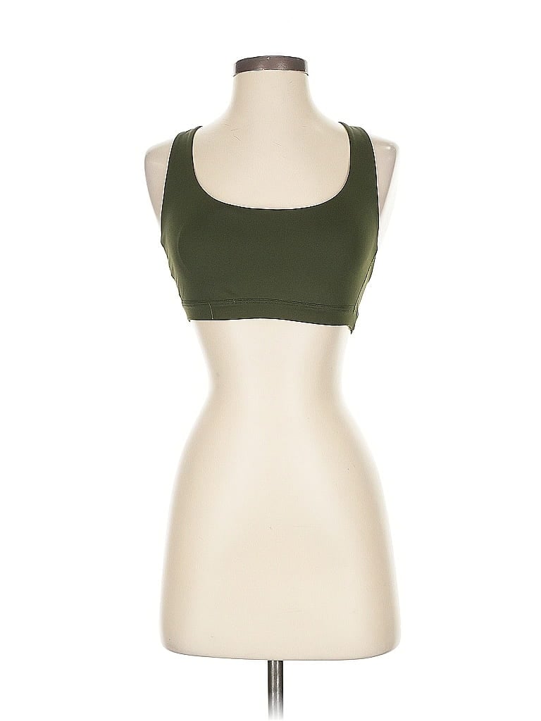 VICTORIA SPORT Pre-owned Tank Top Green Strapless Neckline Tops