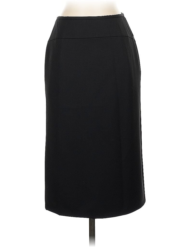 Pre-owned Lafayette 148 Formal Skirt In Black