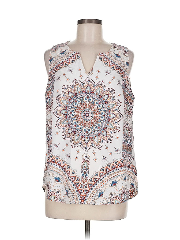 Pre-owned Verse Sleeveless Blouse In White