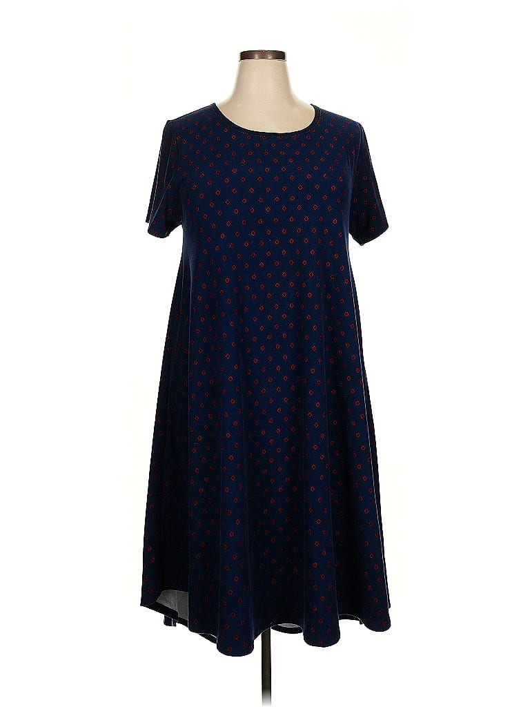 Robe Lula Roe - Taille 2X (Plus Size) - Couleurs Rouge, Bleu, Blanc - Neuf Avec étiquettes (NWT)