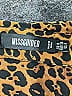Missguided Animal Print Brown Long Sleeve Blouse Size 4 - photo 7